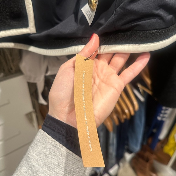 Reformation Dale Cropped Jacket Black in size SMALL - Picture 5 of 5